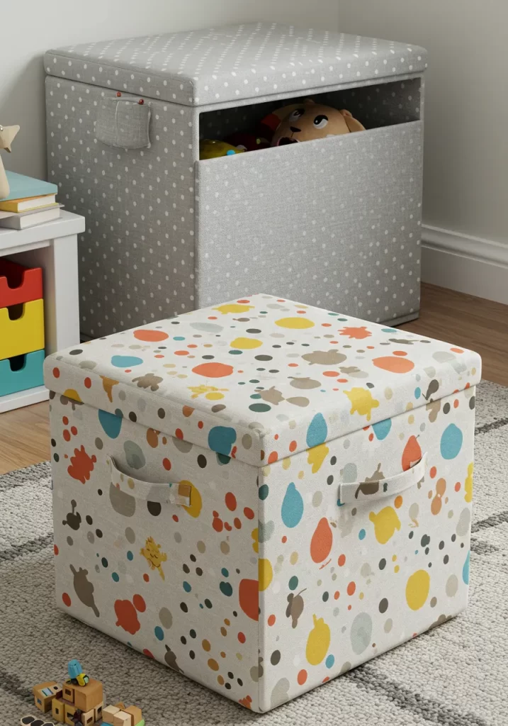 The Playful Ottoman Storage Bins The Playful Ottoman Storage Bins