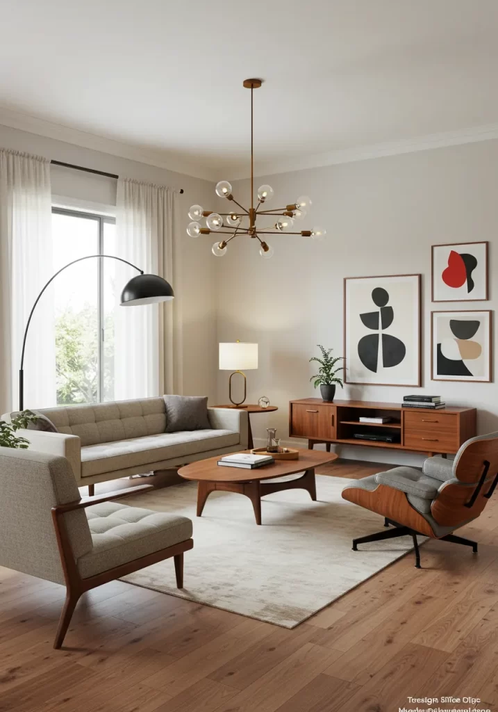 The Mid-Century Modern Arrangement