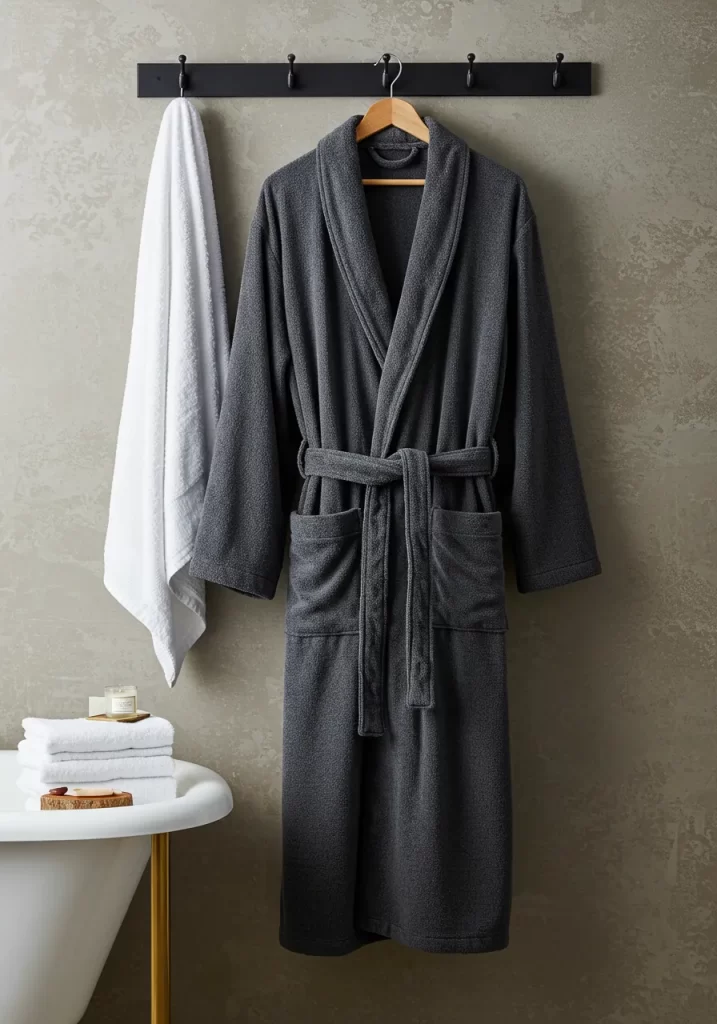 The Plush Robe and Hook Rack
