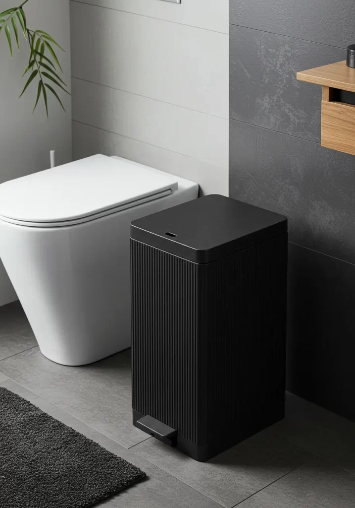 The Ribbed Waste Bin