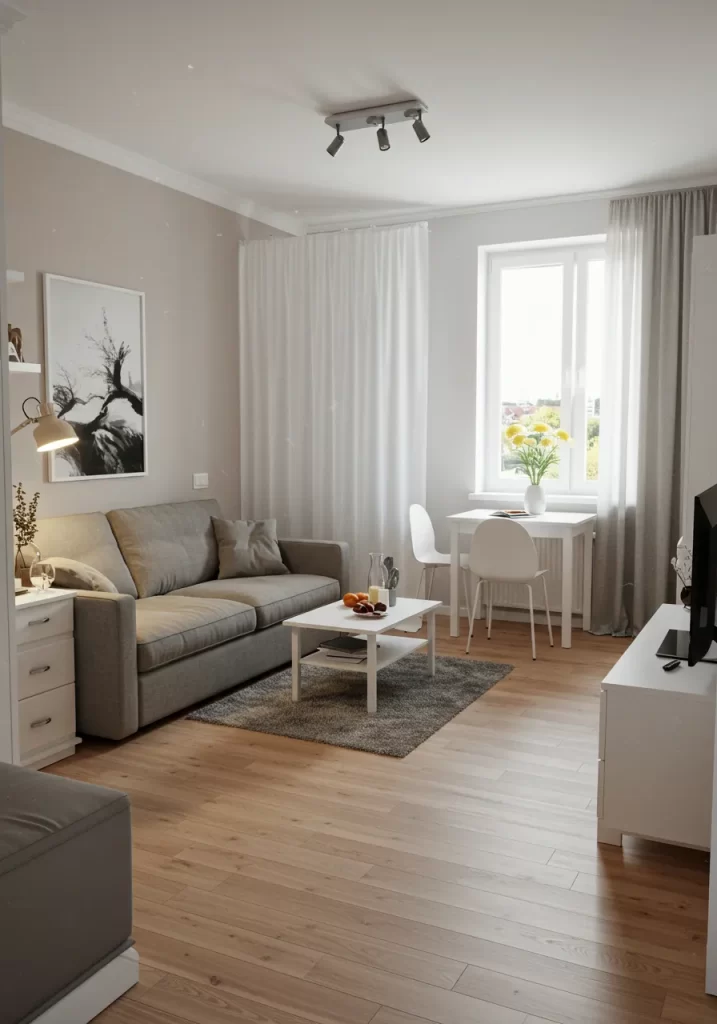 The Studio Apartment Savvy Layout