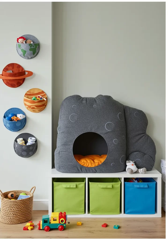 The Asteroid Hideaway & Toy Cubbies The Asteroid Hideaway & Toy Cubbies