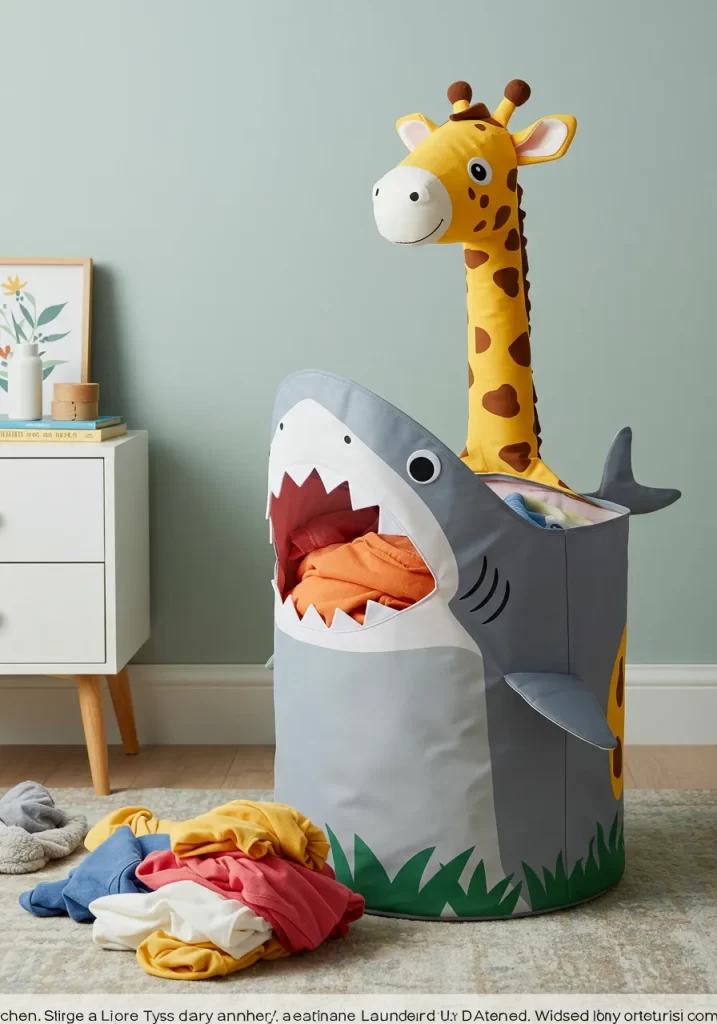 The Chomping Shark Laundry Hamper The Chomping Shark Laundry Hamper