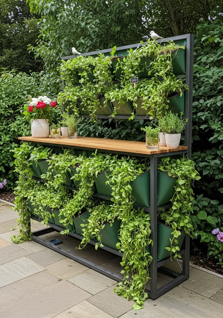 The Living Wall Serving Station