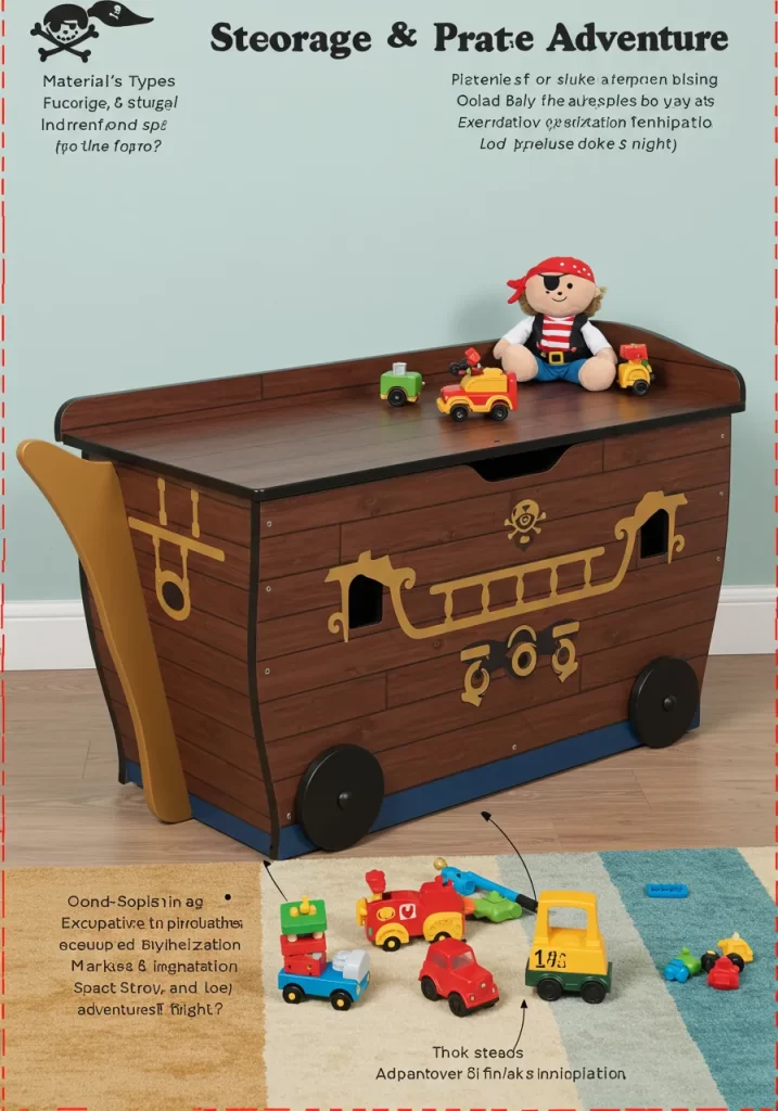 The Pirate Ship Toy Chest The Pirate Ship Toy Chest