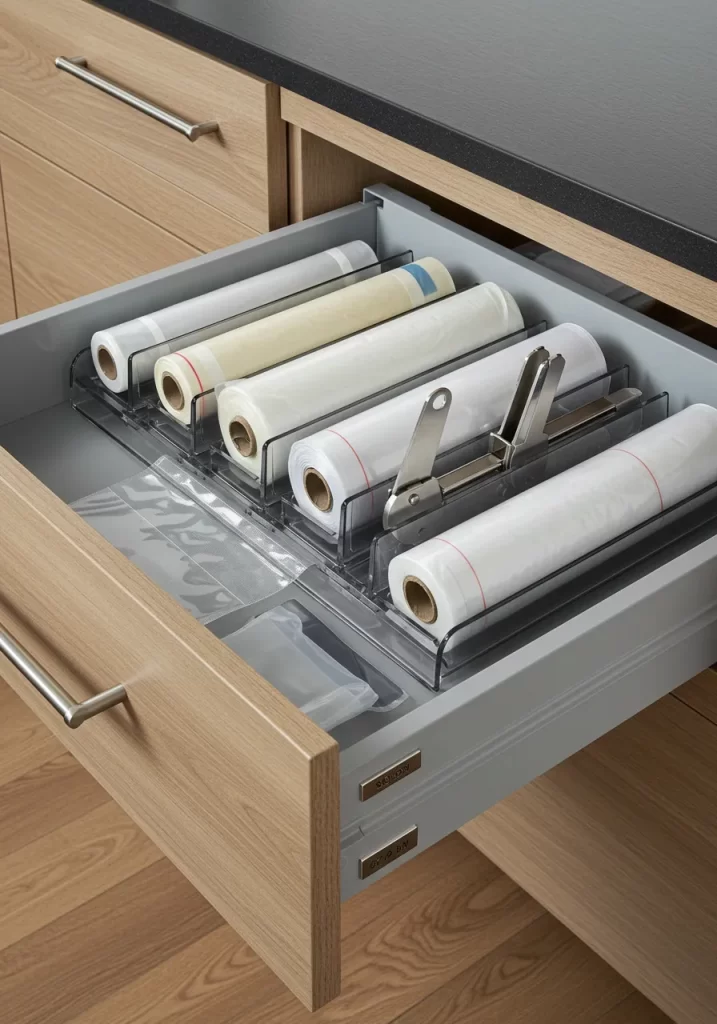 The Vacuum Sealer Roll & Bag Organizer
