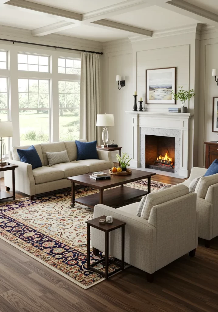 The Cozy Fireside Gathering