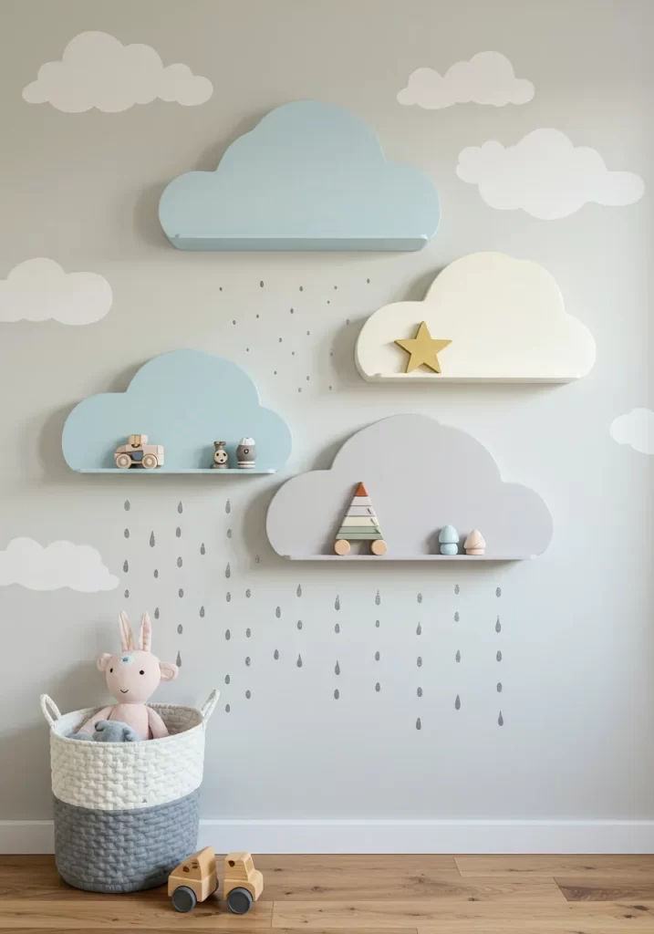 Whimsical Cloud Shelves Whimsical Cloud Shelves