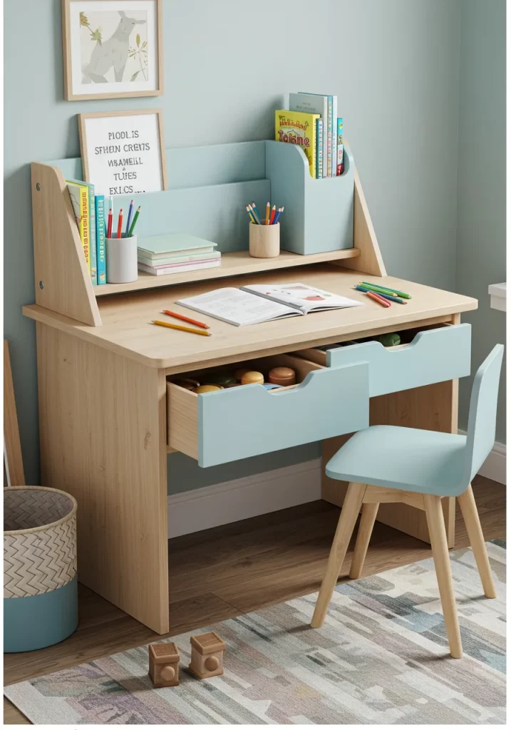 The Study & Craft Desk with Cubbies The Study & Craft Desk with Cubbies