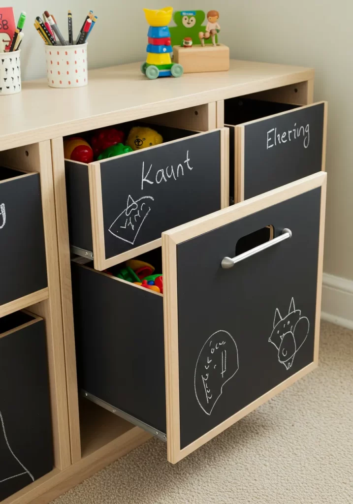 The Chalkboard Label Toy Drawers The Chalkboard Label Toy Drawers