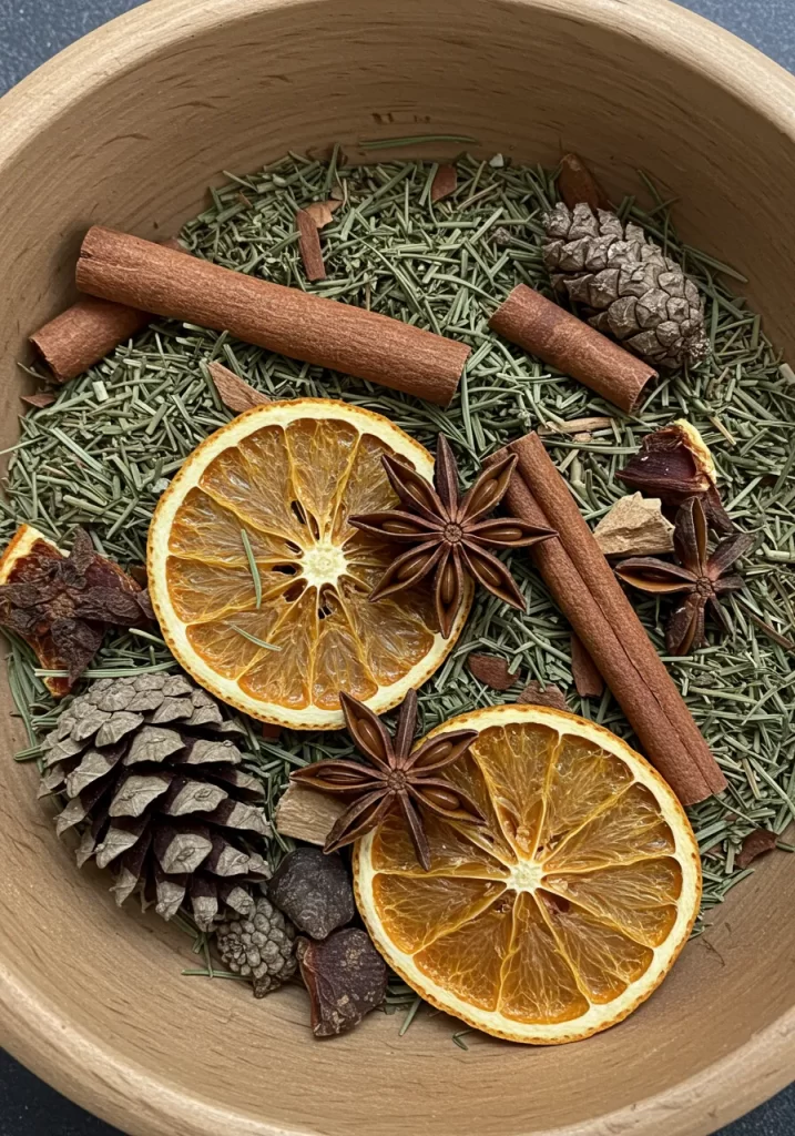 Evergreen & Orange Potpourri