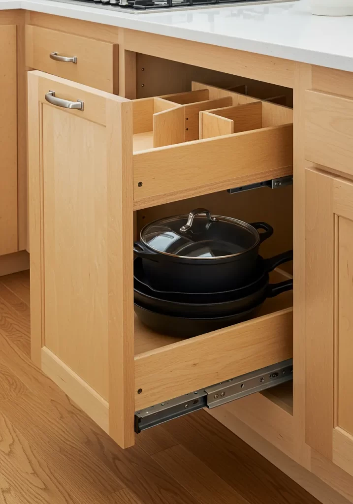 The Pan and Lid Pull-Out