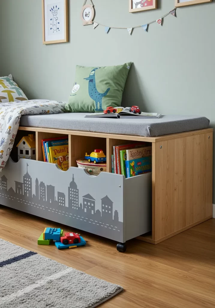 Playful Reading Nook & Toy Chest Playful Reading Nook & Toy Chest