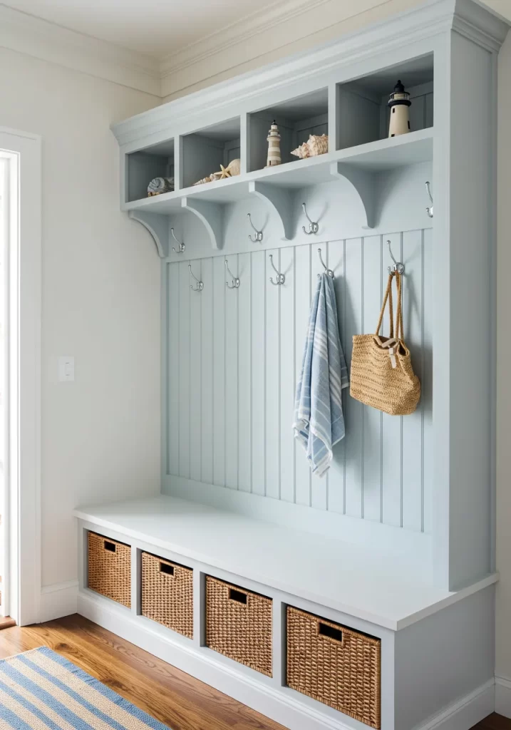 The Coastal Breeze Mudroom