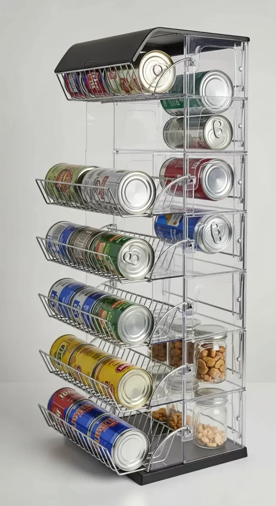 The Gravity-Feed Can Dispenser