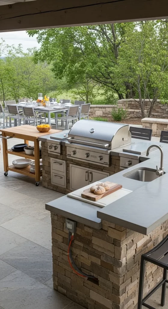 The Expansive Outdoor Kitchen