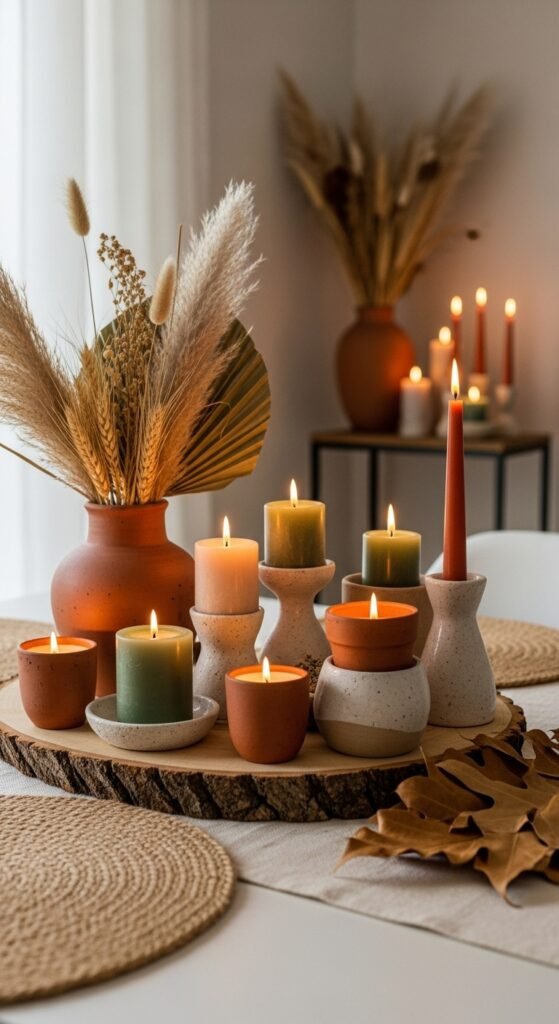 Earthy Autumn Tabletop Display