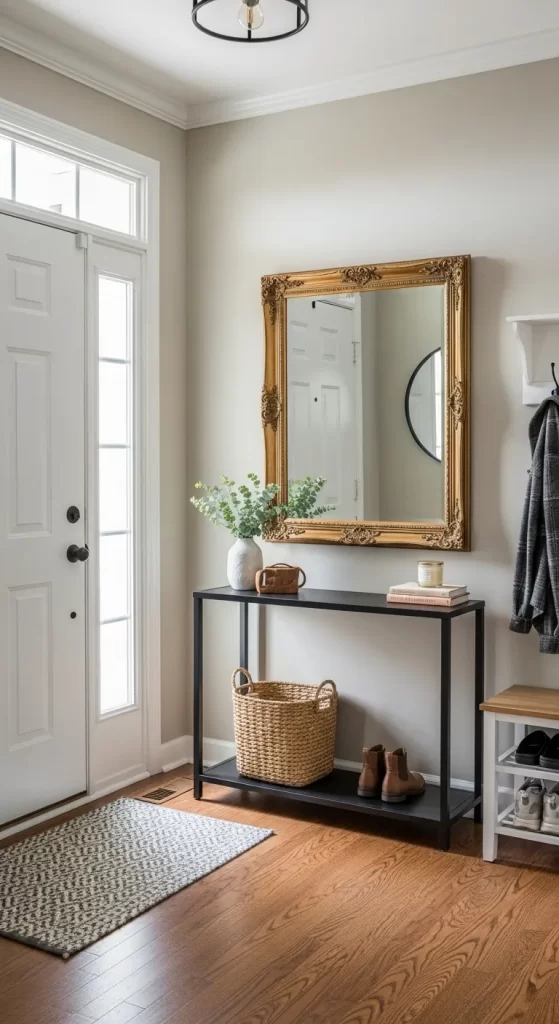 The Ornate Entryway Mirror