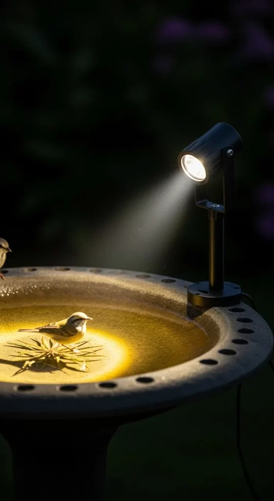 The Enchanted Bird Bath Glow