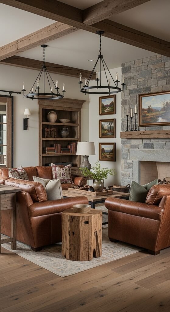 The Lodge-Inspired Living Room