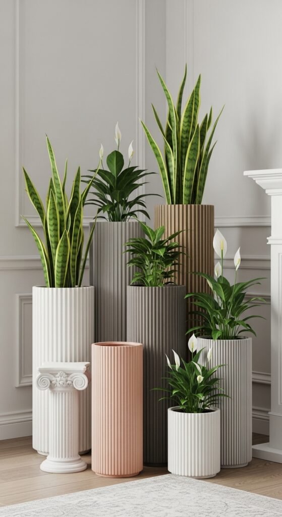 The Fluted Planter Ensemble