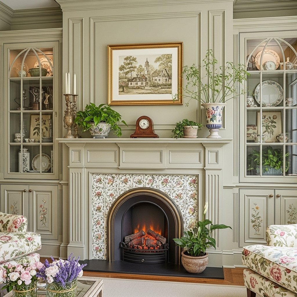 The Refined English Country Fireplace