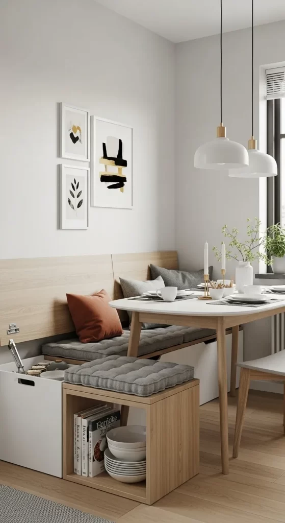 The Kitchen Nook Storage Ottoman