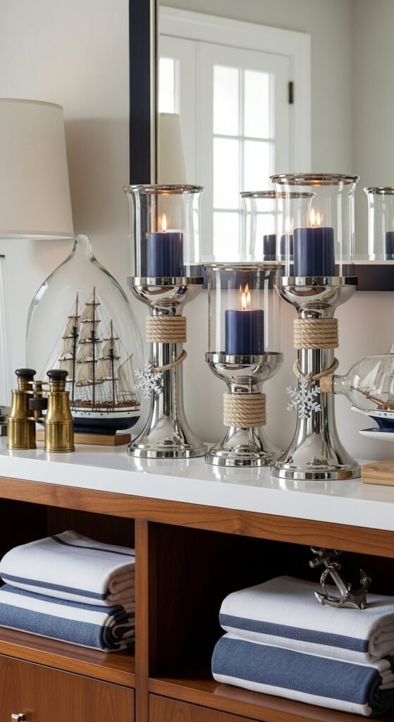 Nautical-Inspired Candle Lanterns