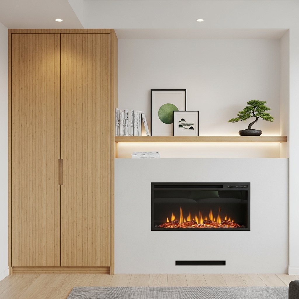 The Minimalist Zen Fireplace Wall