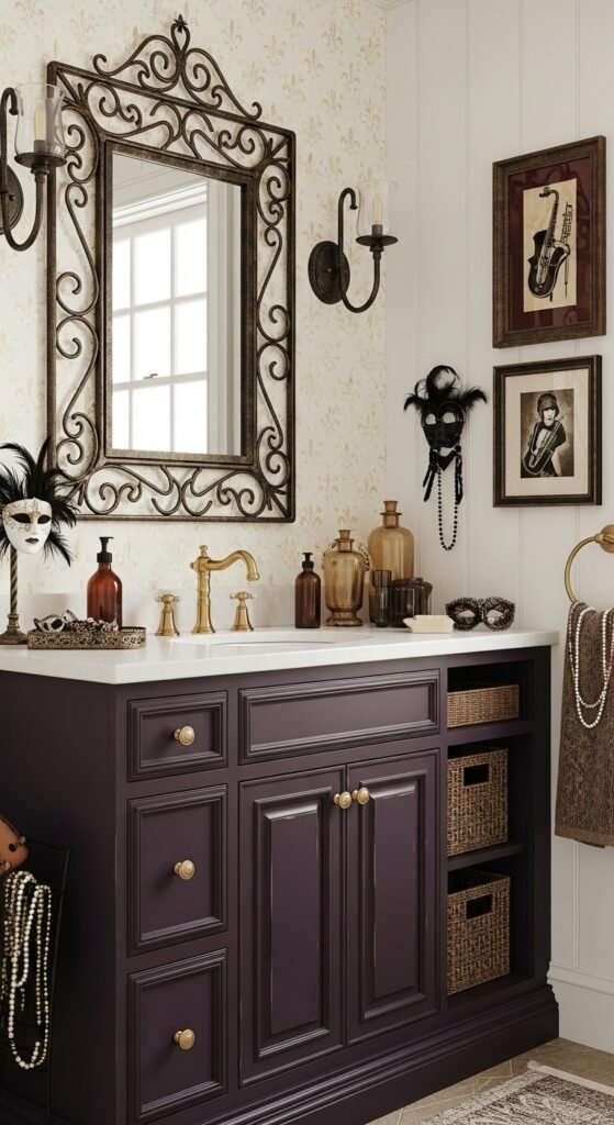 The Mardi Gras Masquerade Vanity