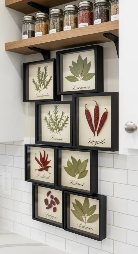 The Culinary Herb Shadow Boxes