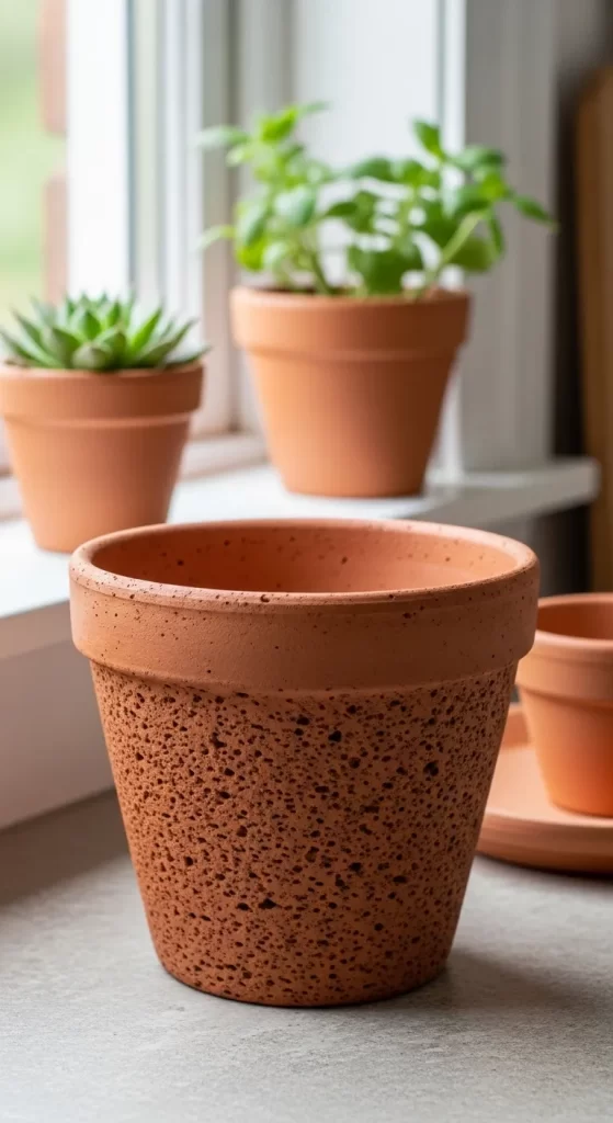 The Speckled Terra Cotta Pot