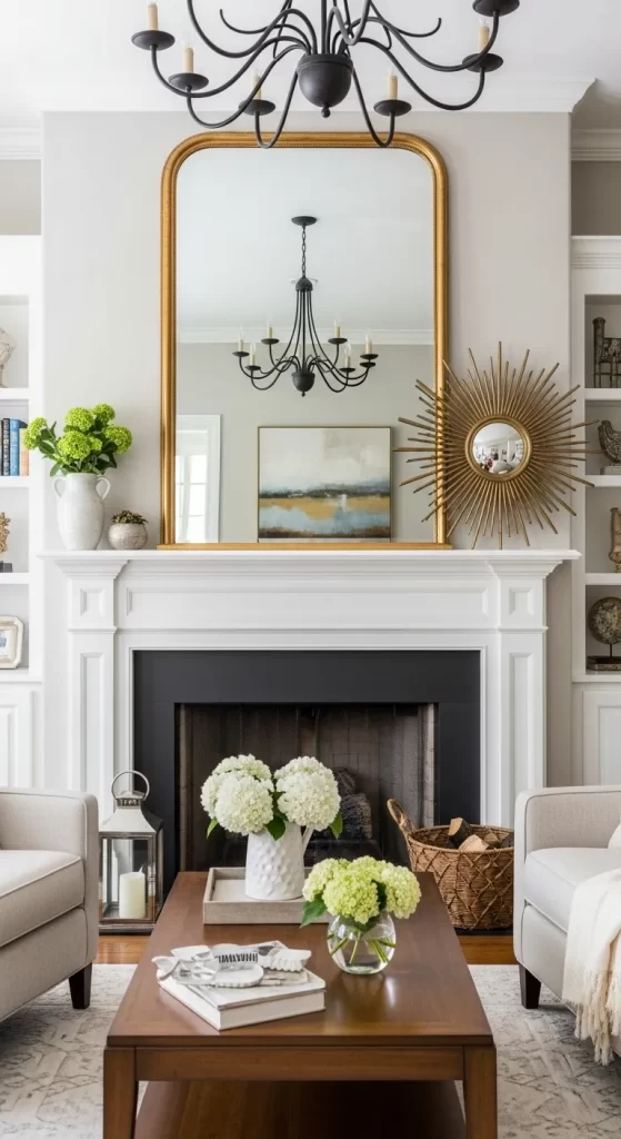 The Grand Fireplace Mirror