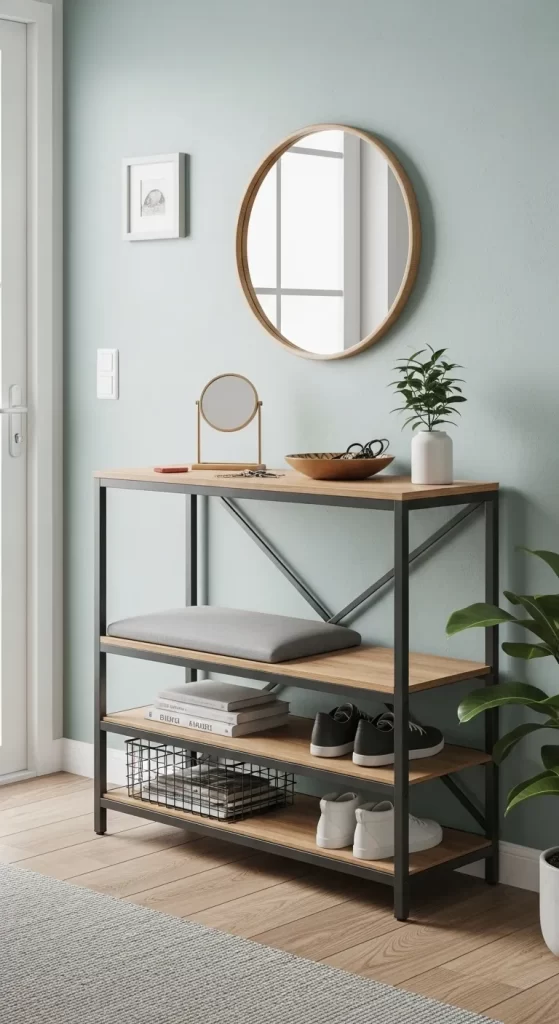 The Industrial Chic Entryway Bench