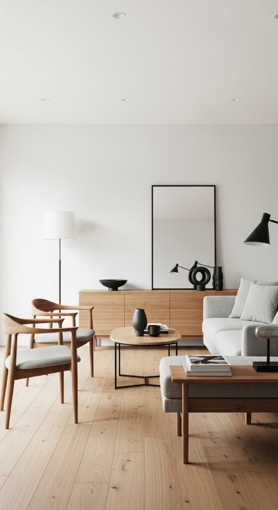 The Minimalist Nordic Lounge