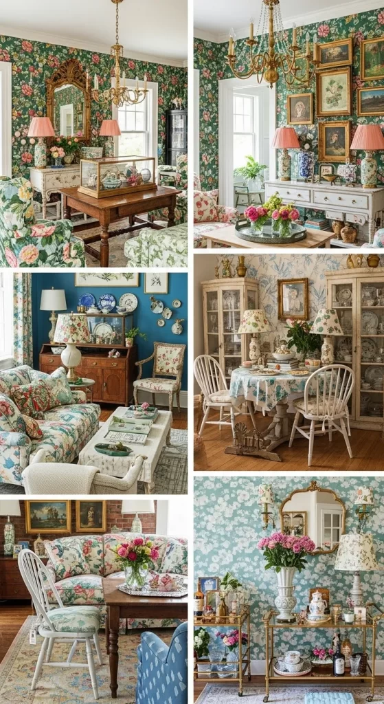 Grandmillennial Floral Fantasy