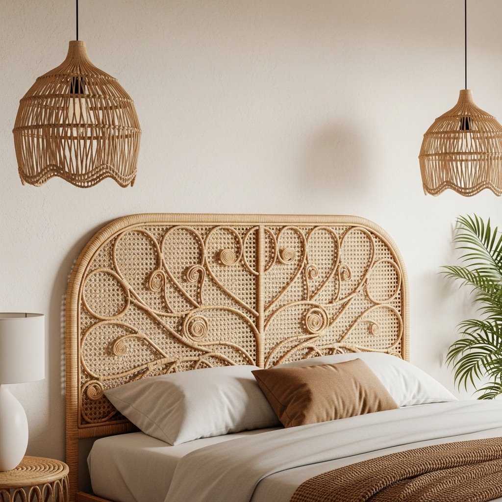 The Bohemian Rattan Headboard