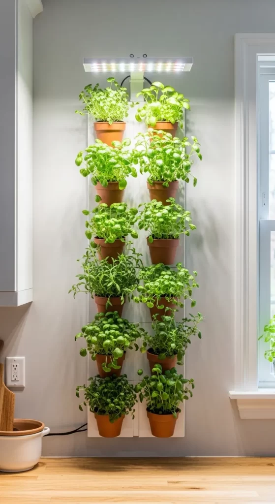 The Vertical Herb Garden Wall