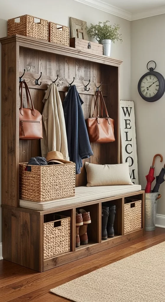 The Farmhouse Entryway Bench