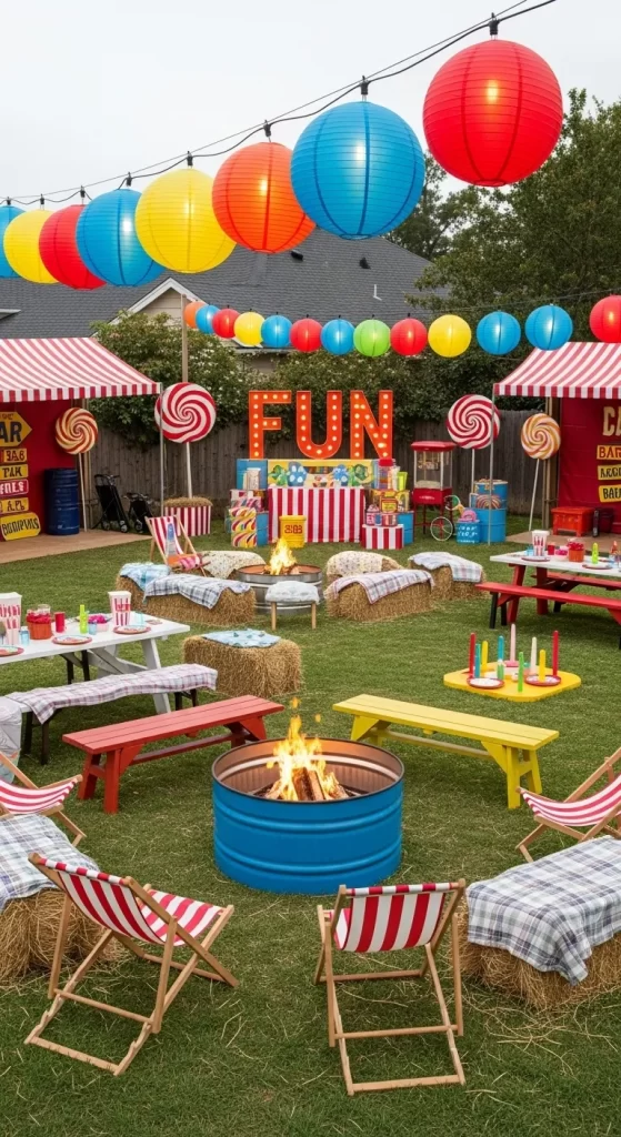 The Backyard Carnival Bonfire