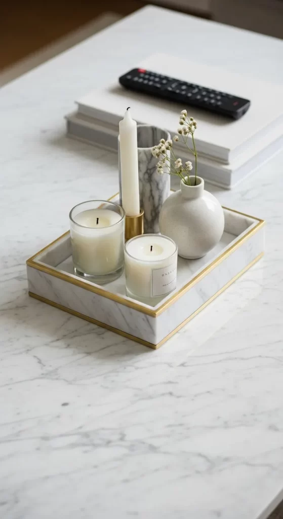 The Curated Marble Tray