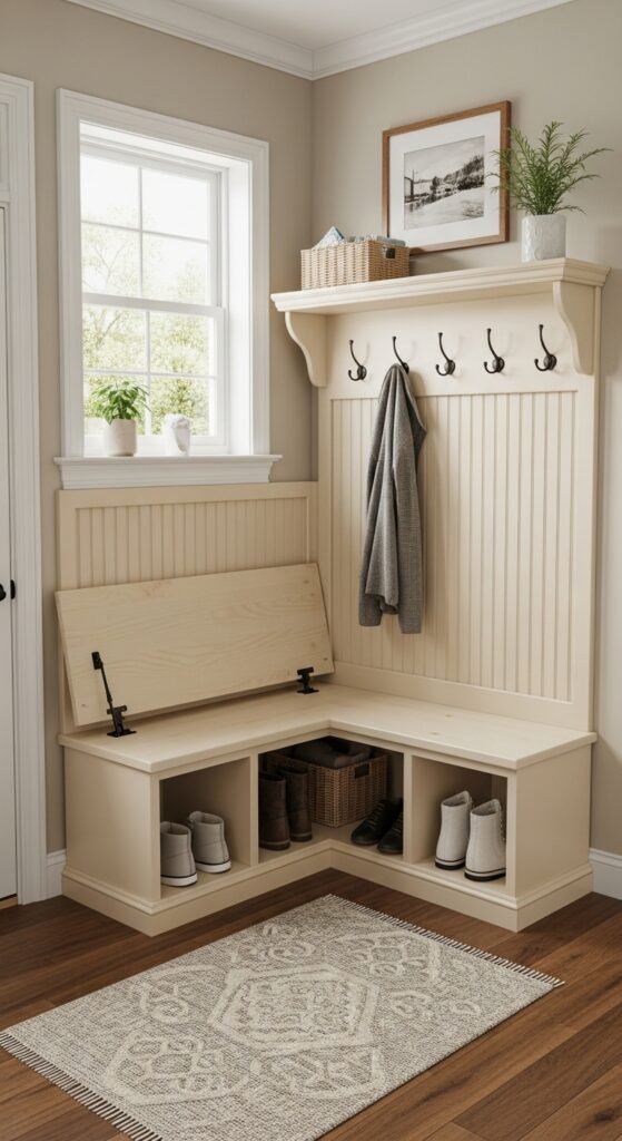 The Welcoming Corner Mudroom