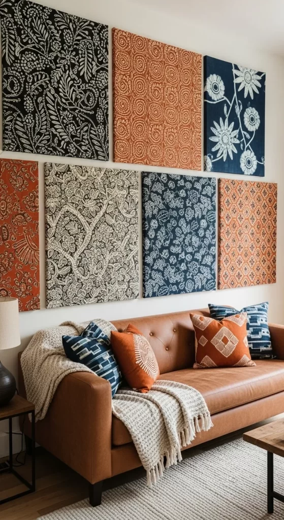 The Fabric Panel Feature Wall