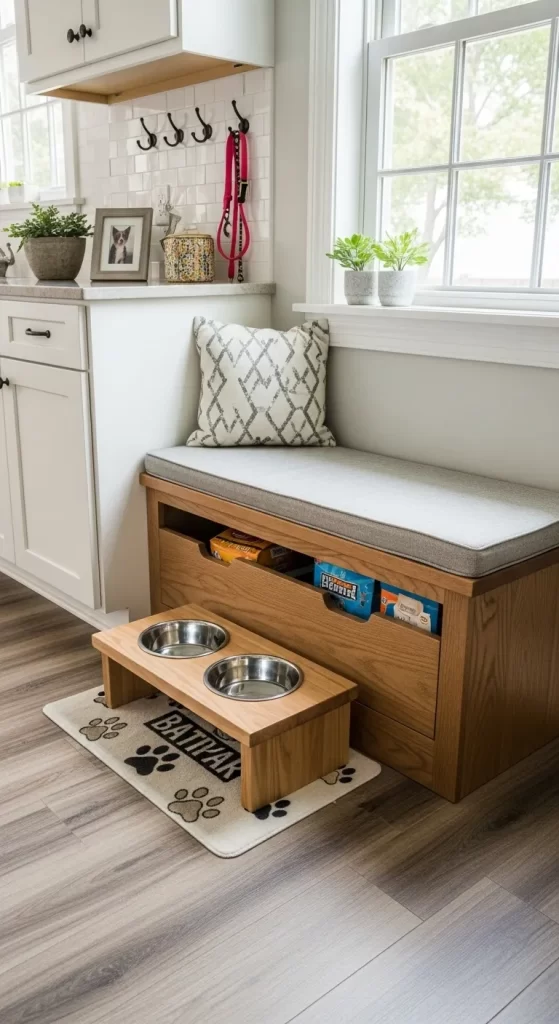 The Pet-Friendly Nook Bench
