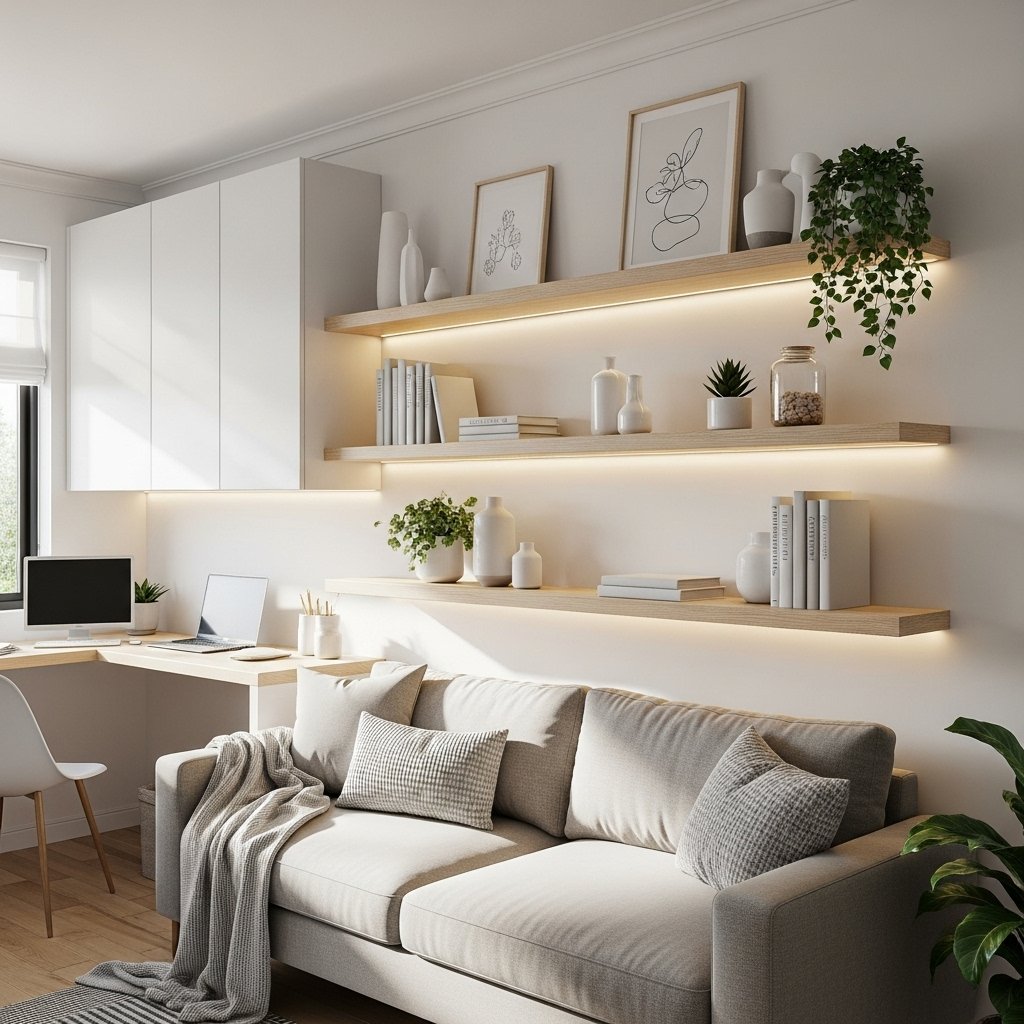 The Illuminated Wall Shelves