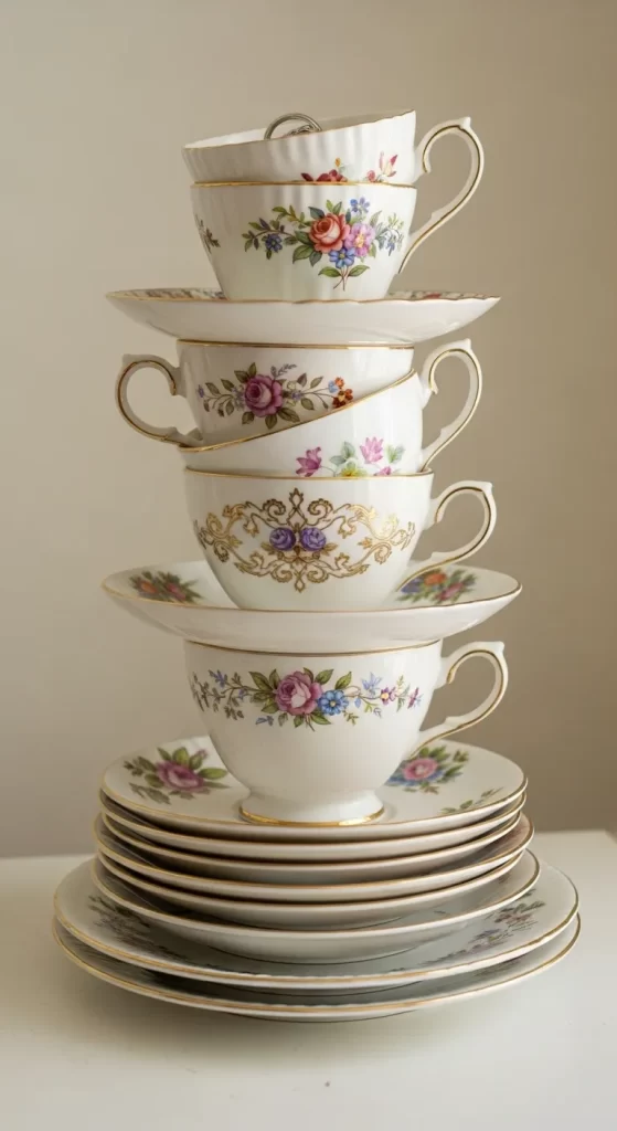 The Elegant Teacup Tower