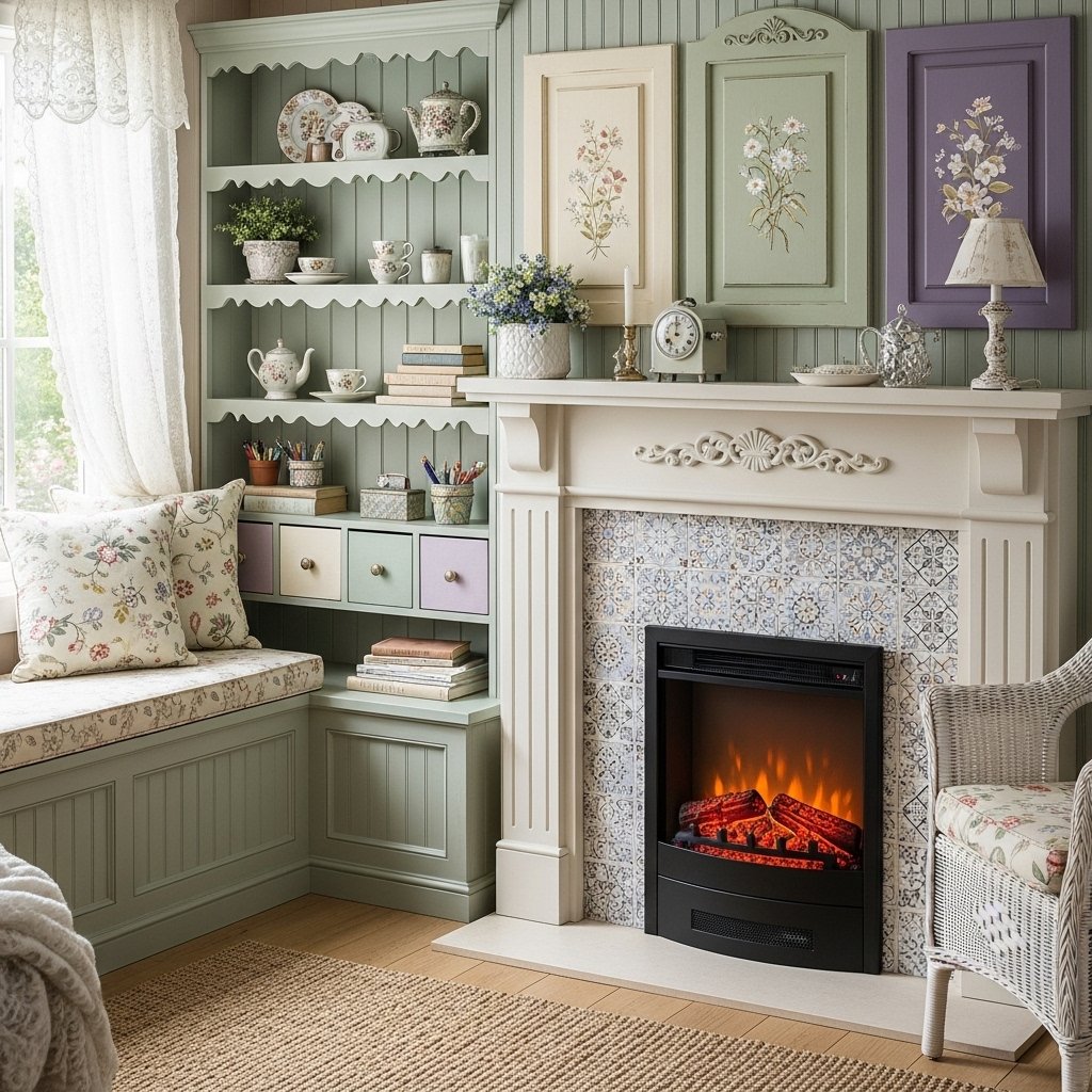 The Shabby Chic Cottage Hearth