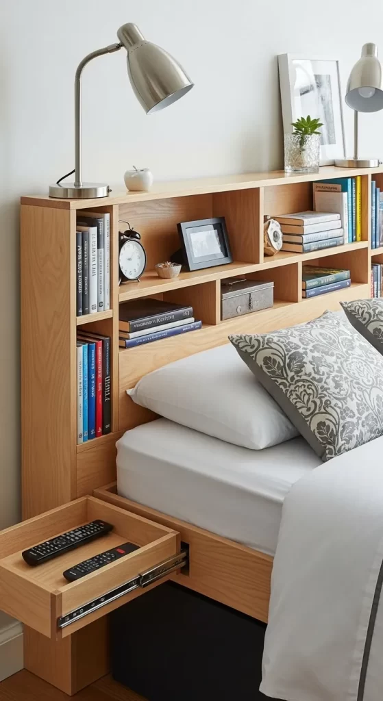 The Book Lover's Headboard Haven