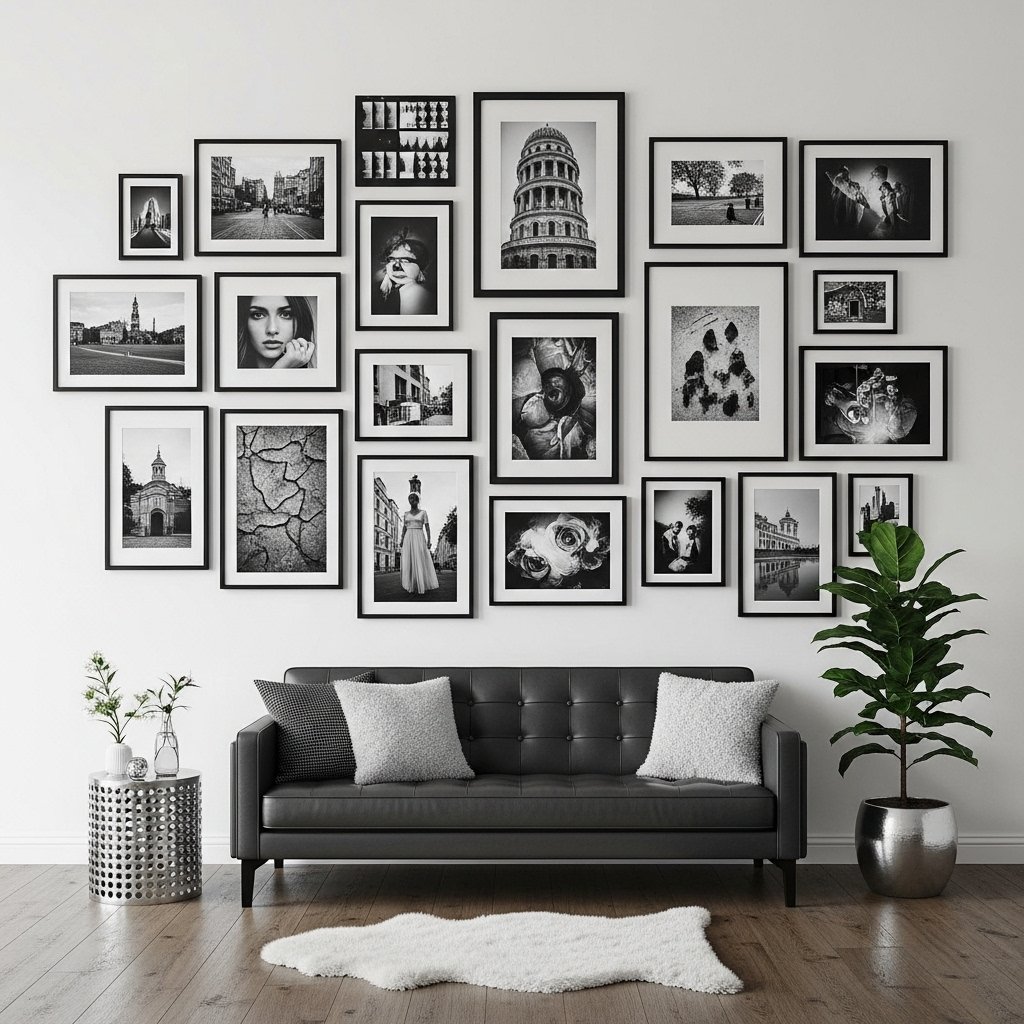 The Grayscale Narrative Wall