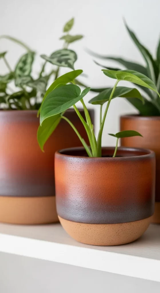 The Ombre Terra Cotta Planter